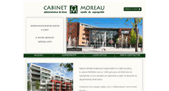Desktop Screenshot of cabinetmoreau.com