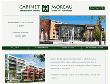 Tablet Screenshot of cabinetmoreau.com